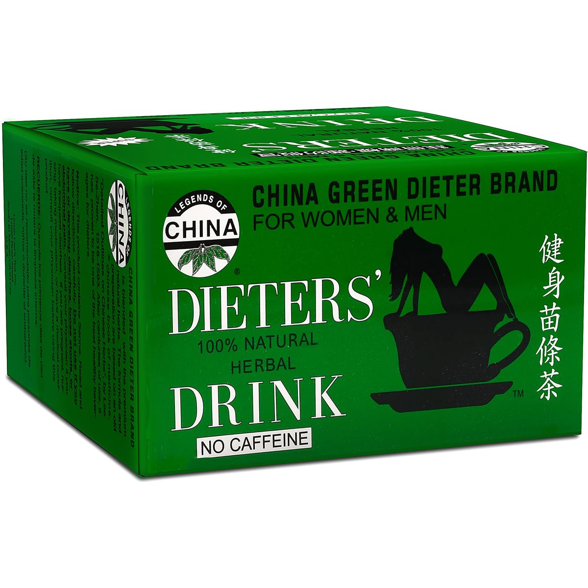 Uncle Lees Tea Body Slim Dieter Tea Caffeine Free Chinese Herbal Tea with Senna Leaves and Natural Lemon Flavor Keep Your Diet on Track for a Healthy Weight 30 Tea Bags Per Box