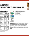 Natures Path Sunrise Organic Gluten Free Cereal Crunchy Cinnamon 106 Oz Box