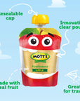 Motts Original Applesauce 32 oz clear pouches 12 count