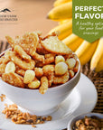 Oregon Farm Fresh Snacks Honey Roasted Nuts and Crackers Mix  Locally Made Honey Roasted Sesame Sticks and Nuts Mix  Enjoy The Perfect Mix of Sweet  Salty  Honey Roasted Mixed Nuts 16oz