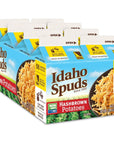 Idaho Spuds Premium Hashbrown Potatoes Made from 100 Potatoes No Artificial Colors or Flavors NonGMO Certified Gluten Free Koshe42 Ounce Pack of 8