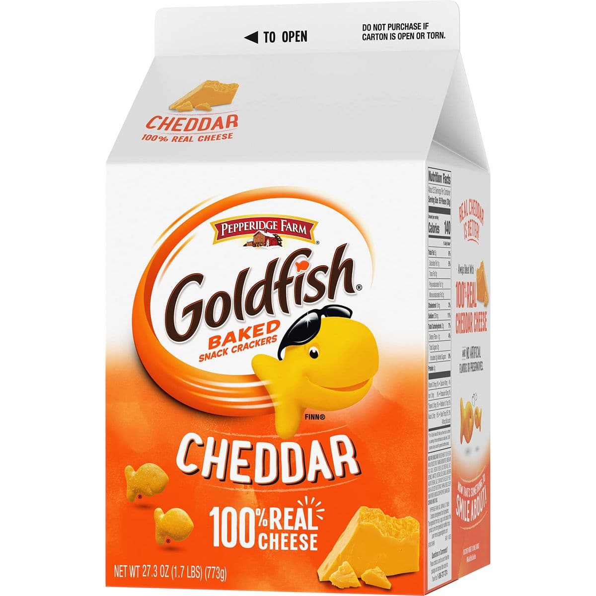 Goldfish Cheddar Cheese Crackers 273 oz Carton