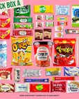 Journey of Asia Korean Snack Box 38 Count  Care Package Individually Wrapped Packs of Snacks Chips Cookies Candy and Tteokbokki Treats for Kids Children College Students Friends Family