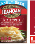 Idahoan Scalloped Homestyle Casserole Family Size 734 oz Pack of 10