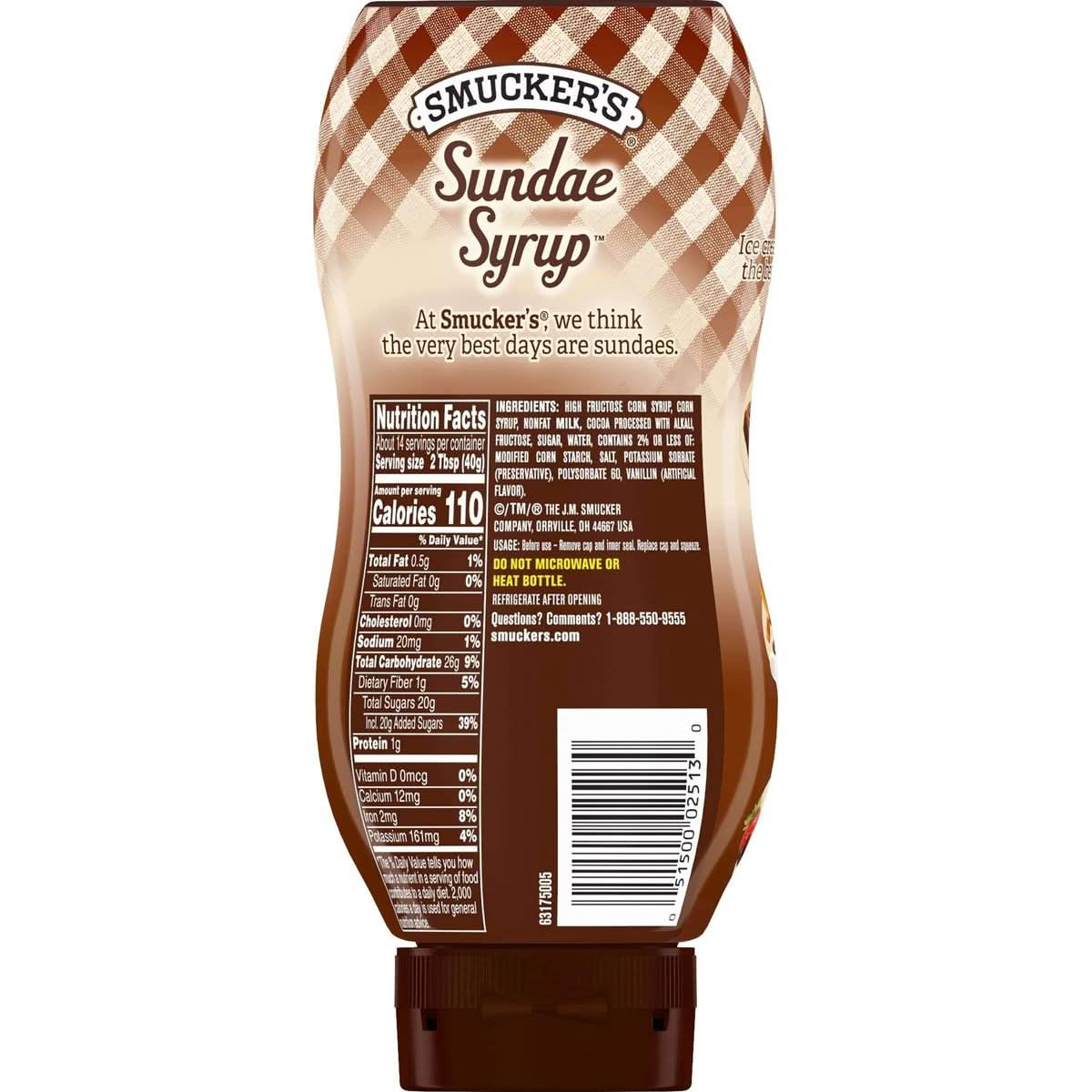 Smuckers Sundae Syrup Caramel Butterscotch  Chocolate Ice Cream Topping Bundle 20 Oz Variety Pack of 3