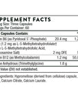 Thorne Methyl-Guard - Methylation Support Supplement with Folate and Vitamin B12-180 Capsules