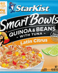 StarKist Smart Bowls Latin Citrus 45 oz Pouch Pack of 12  Features Quinoa  Beans with Wild Caught Tuna