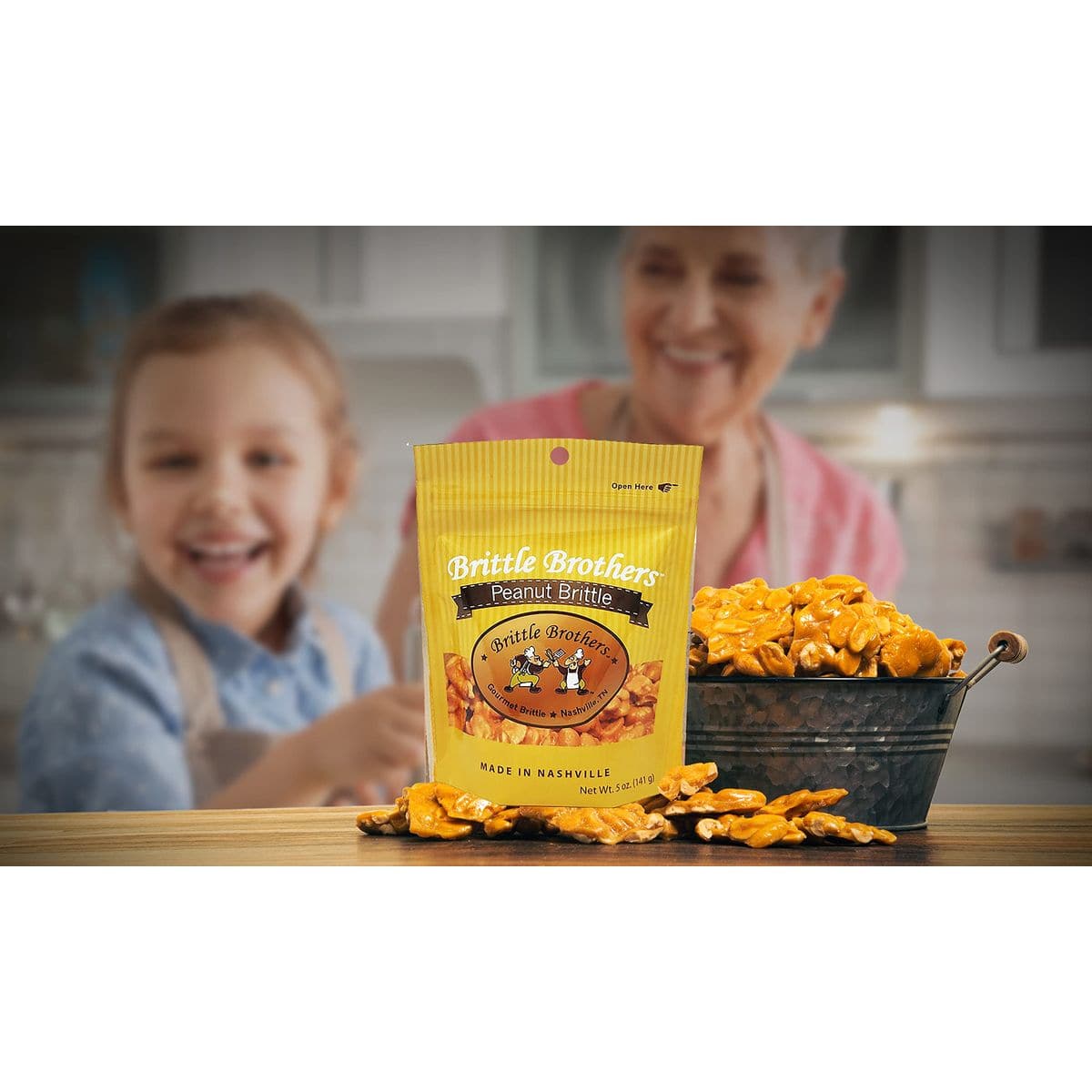 Brittle Brothers Peanut Brittle 5 Ounce