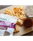 Simply7 Gluten Free Quinoa Chips, Barbeque, 0.8 ounce