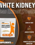 BulkSupplements.com White Kidney Bean Extract - 250 Grams - 8.8 oz