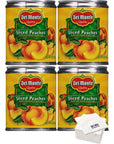 Del Monte Canned Sliced Peaches in Heavy Syrup 825 Ounce Pack of 4