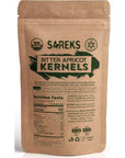 Bitter Apricot Kernels Organic Raw 10oz100 USDA Organic Certified Seeds NONGMO Product of Turkey Gluten Free Resealable Bag