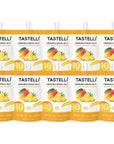 Tastelli Konjac Jelly Infused with Collagen Drink  Vitamin C  Antioxidants  10 Calories Vegan Zero SugarHealthy Drinkable Dessert Pouch  Mango Pineapple  150mL x 10 Pouches