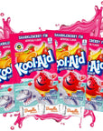 KoolAid Sharkleberry Fin Powdered Drink Mix 4 Pack W Bundle Bonanza Candy