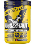 Infinite Labs Juggernaut X Ultimate Punch Pre Workout Supplement with Citrulline, Creatine, Beta Alanine, 14.4 oz, 42 Servings, Pre Work Out Supplements for Women and Men