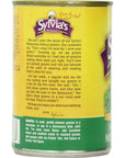 Sylvias SpeciallySeasoned Mustard Greens 145 Ounce Cans Pack of 12