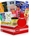 PALEO Snacks Sampler Gift Box: Mix of Whole Foods Protein Bars, Grain Free Granola, Cookies, Jerky Meat Sticks, Fruit & Nut Snacks Care Package