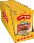 Tasty Bite Organic Brown Rice 88 Ounce Pack of 12