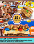 Snickers Mars MMs Hi Protein Bars Variety 12 Pack  Bundled with Masonara Mints  Snickers High Protein Bars and Others 1522g Protein per Bar  12 Bars 660g Total