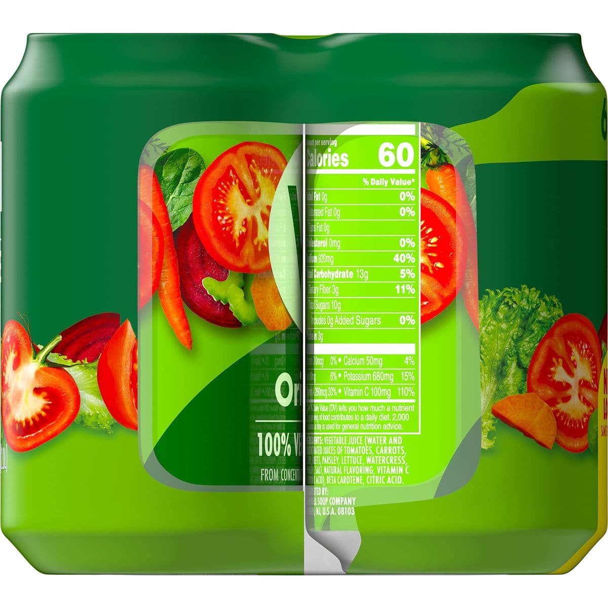 V8 Original 100 Vegetable Juice 115 fl oz Can 24 Pack