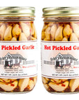 Bylers Hot Pickled Garlic 2 Pack