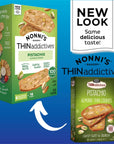 Nonnis Pistachio Almond Thins  18 cookie  6 packs of 3