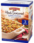 Pepperidge Farm Herb Seasoned Classic Stuffing 16 Oz Pack of 3