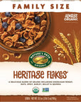 Natures Path Organic Heritage Flakes Cereal 335 Ounce NonGMO 6 Ancient Grains Low Sugar High Fiber 5g Plant Based Protein