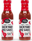 Halo + Cleaver Sugar Free Barbecue Sauce - (2 Pack) | Keto BBQ Sauce Sweetened with Apples + Pineapples | Whole 30 BBQ Sauce | Low Carb, Gluten Free, All Natural, No Sugar Added | 13 oz Bottles