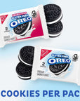 OREO Gluten Free Original  Double Stuf Chocolate Sandwich Cookies Variety Pack Gluten Free Cookies 20 Snack Packs 2 Cookies per Pack