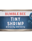 Bumble Bee Tiny Canned Shrimp 6 oz Can  Wild Caught Shrimp  22g Protein per Serving  Gluten Free