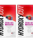 Hydroxycut Drink Mix | Energy Drink Powder | Wildberry Blast, 21 Packets, 2 Packs (Packaging May Vary)