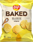 Baked Lays Original Potato Crisps 0875 Ounce Pack of 60