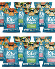 Kibo Chickpea Chips - High Protein/Fiber, Plant-Based, Cert. Gluten Free, Non-GMO, Vegan, Kosher, 3 Flavor Variety Pack, 1oz 12 pk