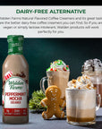 Walden Farms Peppermint Mocha Coffee Creamer 12 oz Bottle Fresh Flavored NonDairy Milk Substitute Natural and Organic Liquid Gluten Free and Low Carb Vegan Friendly 2 Pack