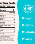 Jordans Skinny Mixes Sugar Free Syrup Mermaid Flavor Fruit Flavored Water Enhancer Drink Mix for Ice Tea Lemonade  More Zero Calorie Flavoring Keto Friendly 254 Fl Oz 6 Pack