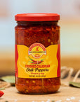 Crushed Calabrian Chili Pepper, Paste/Spread/Sauce, Hot, Savory, Delicious, TuttoCalabria,10 oz, (285g)