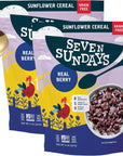 Sunflower Cereal 8oz  With GrainFree Real Berry Flavor Bundle With Golden Ss Spoon Paleo  Keto Friendly NonGmo No Refined Sugar Pack Of 2