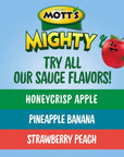 Motts Mighty Honeycrisp Apple Applesauce 32 Oz Clear Pouches 48 Count 4 Packs Of 12 No Sugar Added Good Source Of Fiber Supports A Healthy Digestive System Glutenfree Kosher