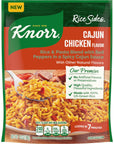 Knorr Rice Sides Cajun Chicken Flavor Rice for a Delicious  Quick Side Dish 8 count with 100 US Grown Rice  No Artificial Flavors or Preservatives 58 oz