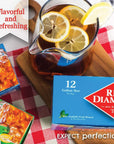 Red Diamond Iced Tea Bags Decaffeinated Family Size Tea Bags Delicious And Freshly Brewed Taste Special Premium Blend 24 Count Pack of 6