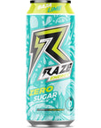 RAZE Zero Sugar Energy Drink 300mg Caffeine Zero Calories Sugar Free Energy Drink Performance and Hydration 12 Pack Baja Lime