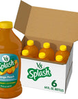 V8 Splash Mango Peach Flavored Juice Beverage 64 fl oz Bottle 6 Pack