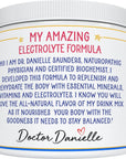 Dr. Danielle's Original Electrolyte Powder - Hydration Drink Mix Supplement - Boosts Energy & Keto-Friendly - No Maltodextrin & Sugar Free - Raspberry Lemonade Flavor