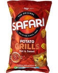 Safari Potato Grills – Hot & Sweet, 125 gm