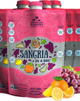 Lt Blenders Sangria in a Bag  Wine Slushie Mixes  Each Bag Makes 12 Gallon of Frozen Red Sangria Mix  NonGMO Wine Freezer Mix  Make with Wine Liquor or as a Mocktail  Pack of 4