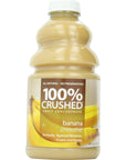 Dr Smoothie Banana Smoothie 100 Crushed Fruit Smoothie Bottles 46Ounce