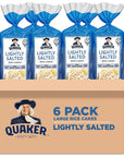 Quaker Large Rice Cakes Lightly Salted Pack of 6