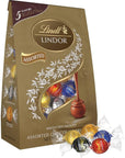 Lindt LINDOR Assorted Chocolate Candy Truffles - 15.2 oz. Bag