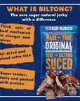 Made by True Beef Sliced Bites Ultimate Variety 2 Ounce Pack of 5  All Natural ZeroSugar True Jerky Biltong  High Protein Keto Paleo  Whole 30 Diet  SugarFree GlutenFree CarbFree